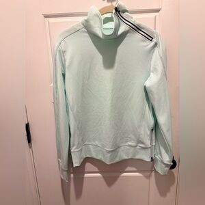 Cegolfs Light Mint Athletic Zip-Accent Pullover